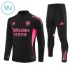 Arsenal Niño Sudadera De Entrenamiento 2025-26 Cuarto-Cremallera Negra Arsenal Niño Sudadera De Entrenamiento 2025-26 Cuarto-Cremallera Negra